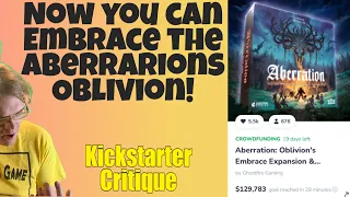 Aberration: Oblivion's Embrace Expansion & Reprint (D+) Kickstarter Critique Review
