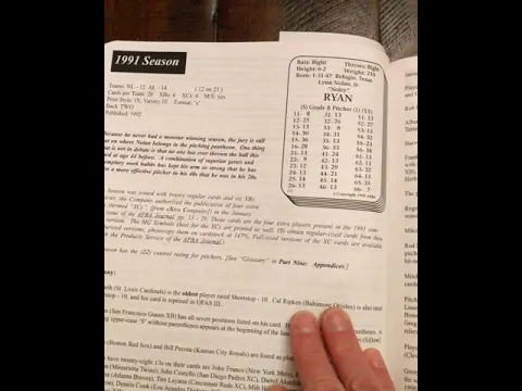 Ed Zack's APBA baseball handbook: A quick look