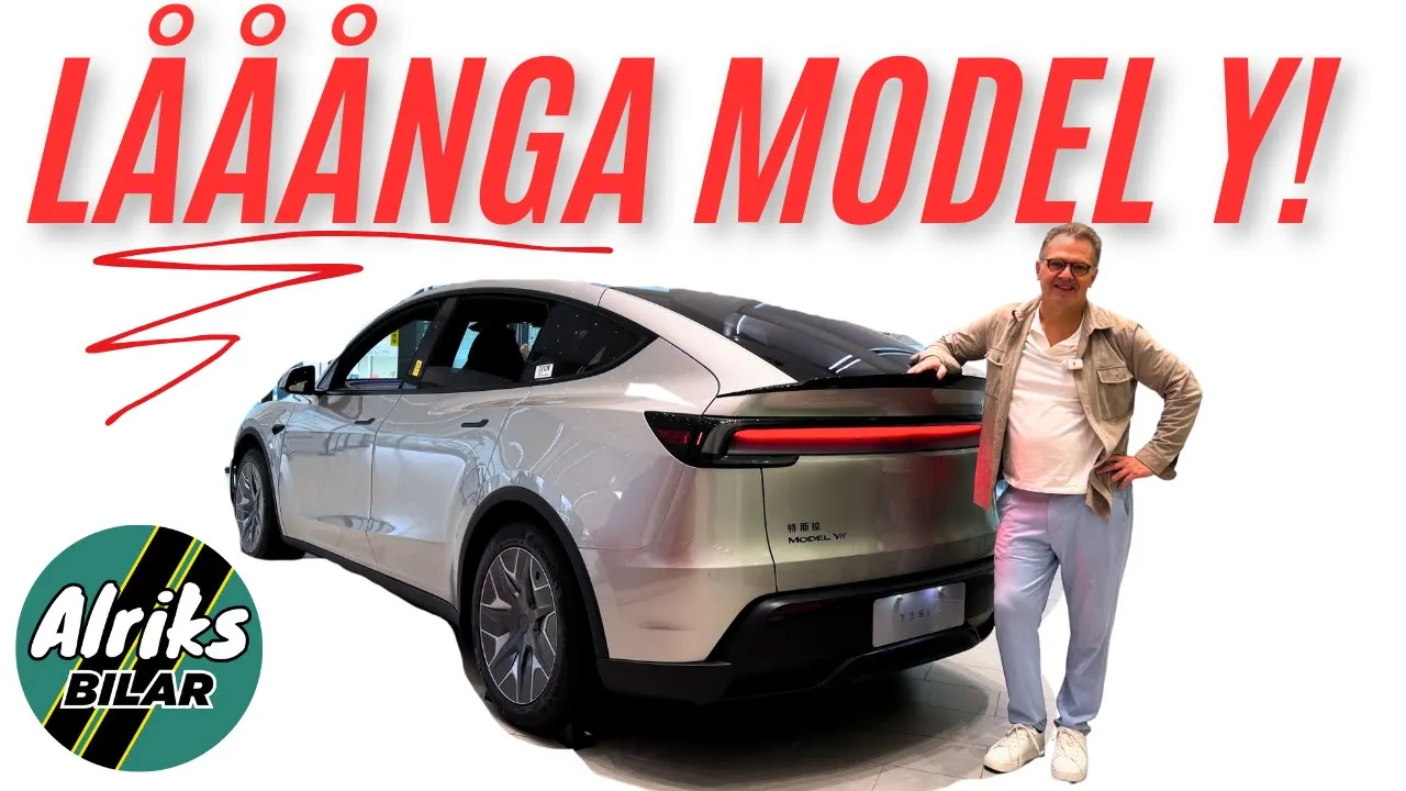 Långa Tesla Model Y – jag har kollat in den i Kina. Familjens drömbil!