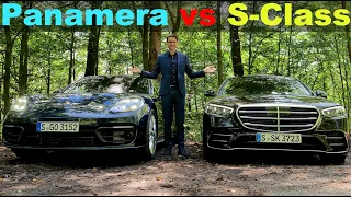 Mercedes S-Class S500 vs Porsche Panamera 4S Executive LWB comparison REVIEW!