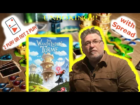 The Wandering Towers Unboxing with Spread - Unintentional ASMR