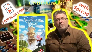 The Wandering Towers Unboxing with Spread - Unintentional ASMR