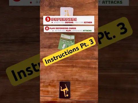 𝑪𝑯𝑰𝑳𝑬𝑵𝑨 Fútbol Card Game — Instructions Pt. 3 #soccer #football #cardgame #kickstarter