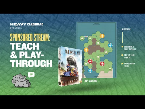Age of Steam: (KS) Scotland - 2p Teaching & Play-through by Heavy Cardboard
