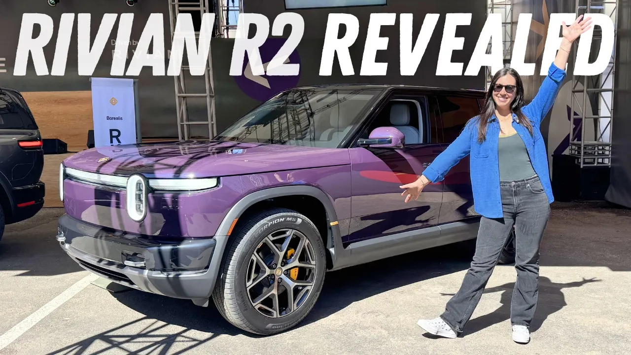 Rivian R2 Software, Colors, Options, Trims, Wheels & First Ride Along!