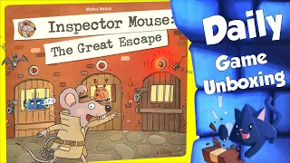 Inspector Mouse: The Great Escape - Daily Game Unboxing