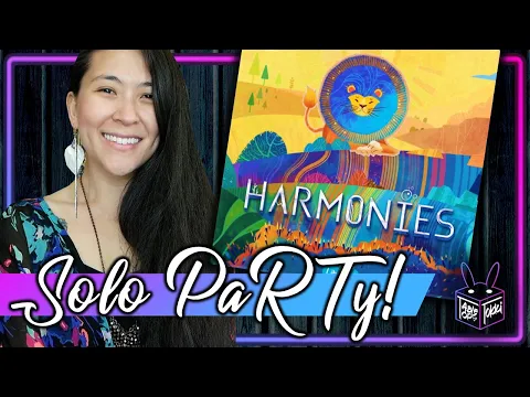 Harmonies ️ | Solo Board Game PaRTy!!! (Playthrough and Review/ Tutorial, yup!)