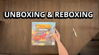 Boom Patrol - Board Game Unboxing & Reboxing - What's in the Box?