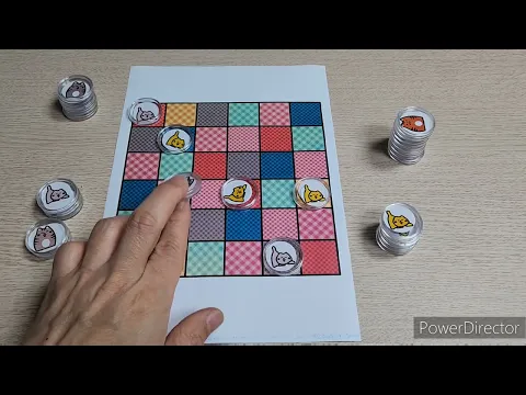 BOOP(2022) boardgame(Handmade)/ 뿡(2022)(핸드메이드)/ Abstract Strategy/ 추상전략/ Arena/ 아레나/ 2인