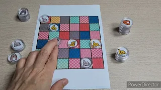 BOOP(2022) boardgame(Handmade)/ 뿡(2022)(핸드메이드)/ Abstract Strategy/ 추상전략/ Arena/ 아레나/ 2인