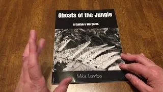 Once again we are looking at another game by Mike Lambo, Ghosts of the Jungle a solitaire wargame.
