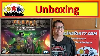 Clank Legacy: Acquisitions Incorporated Unboxing Board game
