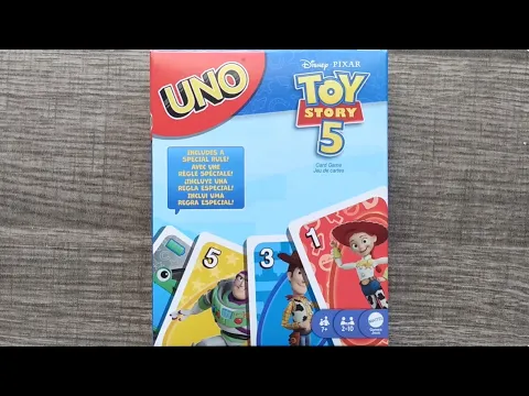 UNO Disney Pixar Toy Story 5 Movie Card Game