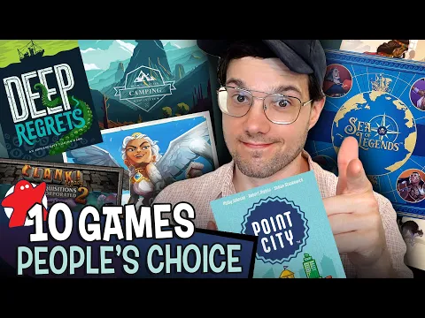 10 Board Games Being Played NOW - "People's Choice" Board Game Picks!