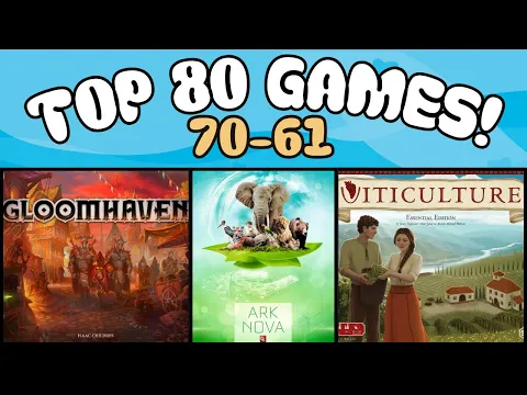 Top 80 Games: 70-61! (GIVEAWAY)