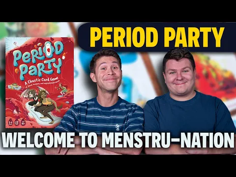 Period Party | A Trick-Taking Game Celebrating Menstruation! | Kickstarter Board Game Preview