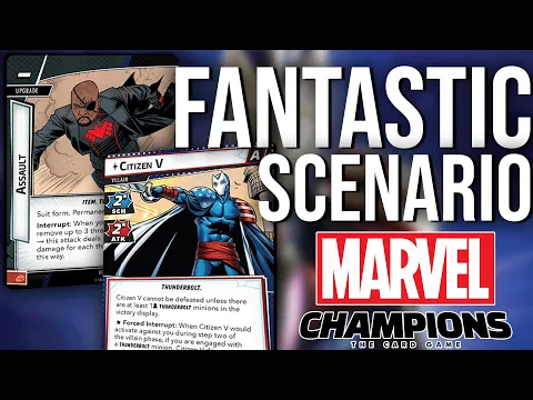 Marvel Champions: Nick Fury vs Expert Thunderbolts - Agents of S.H.I.E.L.D. Game 4