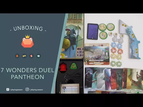 7 WONDERS DUEL: Pantheon | Unboxing