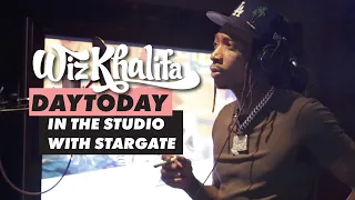 Wiz Khalifa - DayToday - In the studio w/ Stargate (They made Black & Yellow) *hidden freestyle