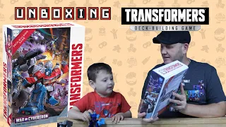 UNBOXING | Transformers Deck Builder War on Cybertron | NEW CARDS NEW RULES