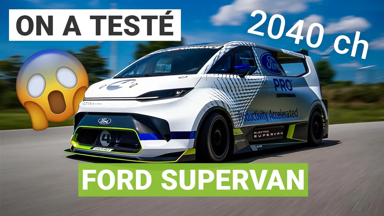 Ford Pro Electric Supervan : on est monté dans l'utilitaire de plus de 2 000 ch !