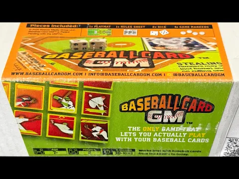 Baseball Card GM (Weaver Media) - Unbox & First Look
