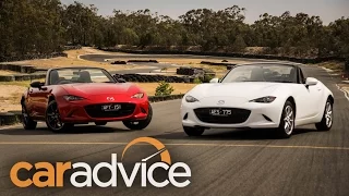 2016 Mazda MX-5 1.5L v 2.0L track comparison review
