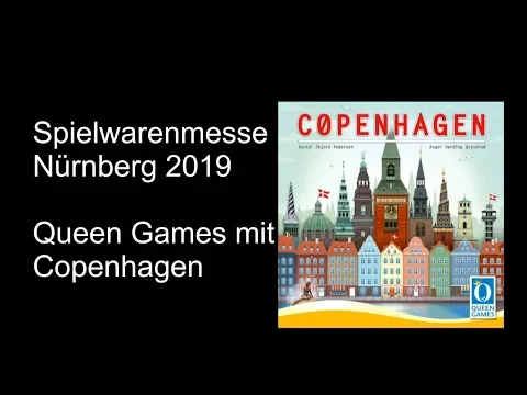 Spielwarenmesse 2019 in Nürnberg - Queen Games mit Copenhagen - Die Brettspieltester