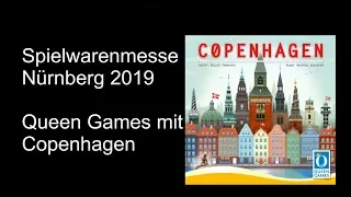 Spielwarenmesse 2019 in Nürnberg - Queen Games mit Copenhagen - Die Brettspieltester