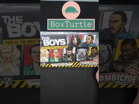 Unboxing The Boys Pack #2 - The Boys for Zombicide 2nd Edition #boardgames #cmongames #theboys