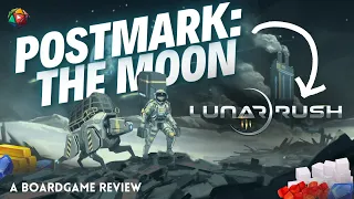 Let's Go to the MOON!! A New Favorite?  | LUNAR RUSH Board Game Review