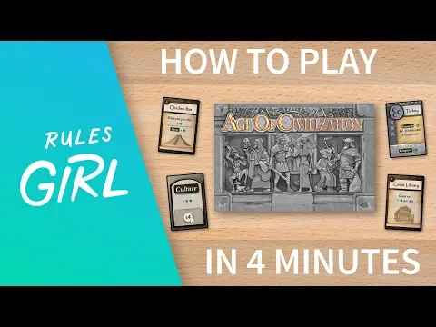 How to Play Age of Civilization in 4 Minutes - Rules Girl
