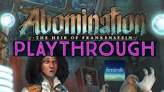 Abomination: The Heir Of Frankenstein Board Game I Playthrough (Igor Variant)