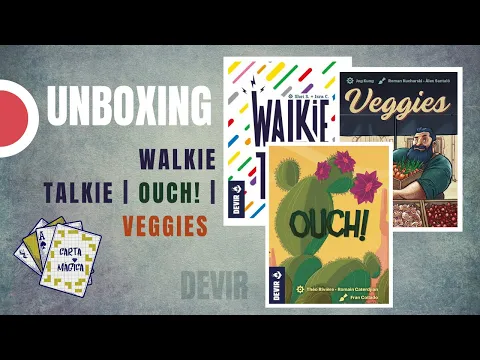 WALKIE TALKIE + OUCH! + VEGGIES | UNBOXING (PORTUGUÊS)