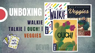 WALKIE TALKIE + OUCH! + VEGGIES | UNBOXING (PORTUGUÊS)