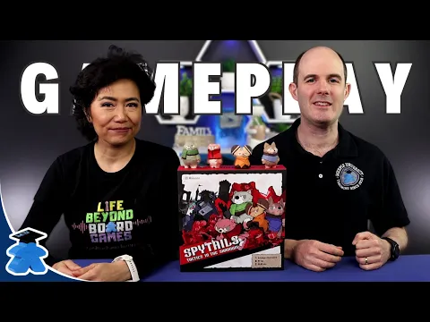 Spytails - Board Game Playthrough. A trick taking bidding game of spies with tails
