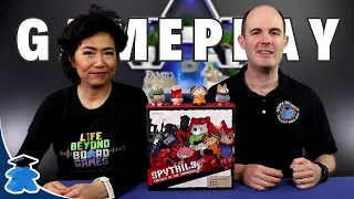 Spytails - Board Game Playthrough. A trick taking bidding game of spies with tails