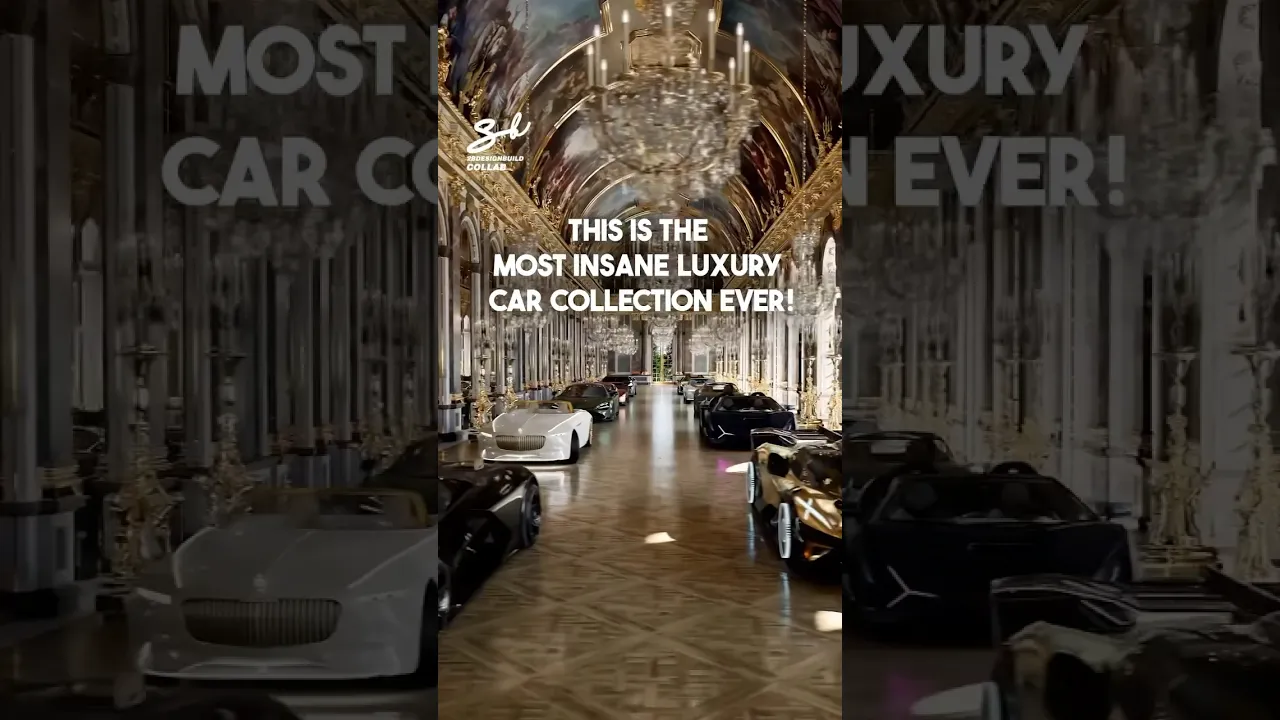 There's luxury and then there's this...😱 #luxury #cars #garage