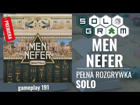 Men Nefer | PREMIERA | pełna rozgrywka solo | zasady gry | gameplay 191