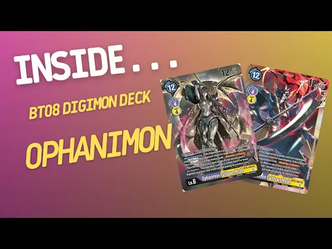Inside…Ophanimon DECK - BT08 DIGIMON CARD GAME (4K60fps)