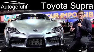 All-new Toyota GR Supra REVIEW Exterior Interior Premiere sibling of BMW Z4 - Autogefühl