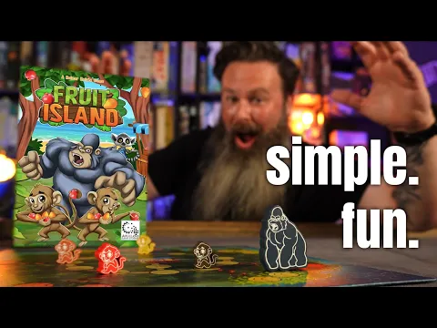 Push Your Luck in Fruit Island Board Game