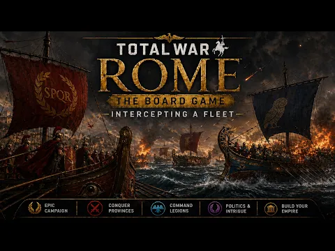 Rome Total War: The Board Game - Naval Battle - Barbarians vs Carthage - BoardThru rules