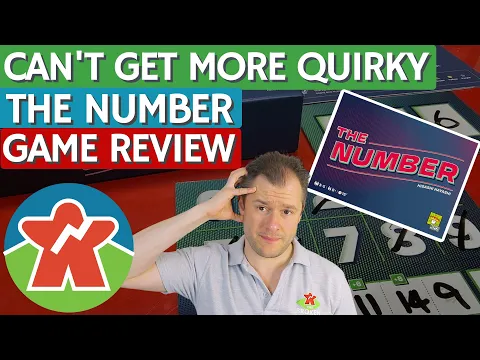 The Number - Board Game Review - Can't Get More Quirky Than This