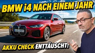 BMW i4 nach 1 Jahr: Akku-Check enttäuscht! Ehrliches Fazit.