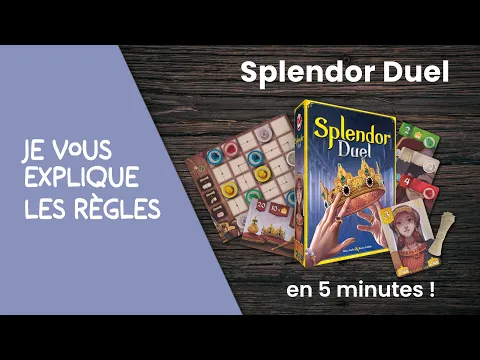 Je vous explique les règles du jeu SPLENDOR DUEL en moins de 5 minutes!