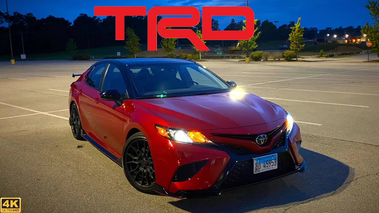 2020 Toyota Camry TRD at NIGHT! // In-Depth Look at Lighting, Interior & Exterior!