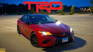 2020 Toyota Camry TRD at NIGHT! // In-Depth Look at Lighting, Interior & Exterior!