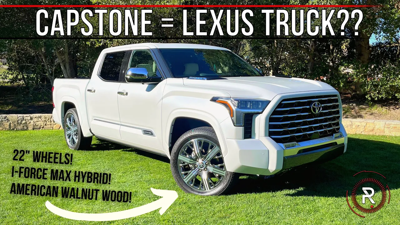The 2022 Toyota Tundra Capstone Is A Lexus-Like Electrified Flagship Truck