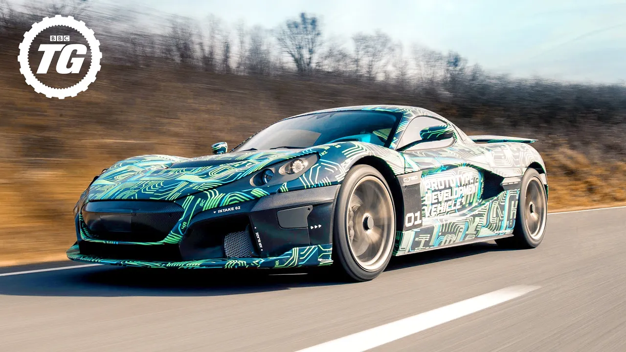 WORLD EXCLUSIVE: Rimac C_Two electric hypercar first drive | Top Gear